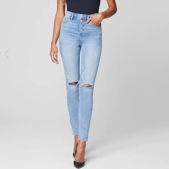 NWT Blank NYC The Great Jones High Rise Skinny Jeans Distressed Final Lap - Picture 4 of 11